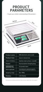 30kg 디지털 가격 계산 저울 전자 상업용 저울 판매 - Product Image 6