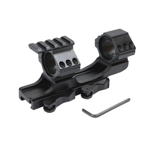 Extended Cantilever Dual Ring Optic Mount 25.4mm/30mm Aircraft-Grade Aluminum Alloy Outdoor Matte Black Top Mounts - Product Image 4