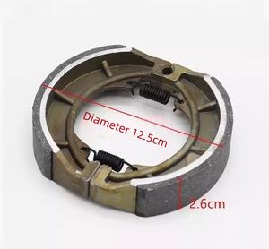 Accessoires de freinage, plaquettes de frein arrière pour moto, pour HJ125-8, plaquettes de frein GS125, garnitures de frein GN125, plaquettes de frein arrière GT125 - Product Image 1