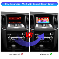 Decodificador Multimedia Inalámbrico Apple CarPlay para Nissan Maxima J32 370Z 350Z, Módulo Android Auto para Nissan Maxima CarPlay