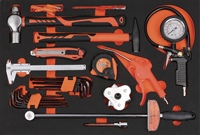 Chariot à outils sur roues Changze TC-22, robuste, en acier inoxydable, 521 pièces, 7 tiroirs, personnalisable, OEM, moderne, pour réparation automobile