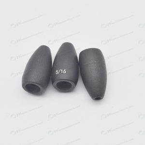 Vente en gros Poids en tungstène noir anodisé sans copeaux Poids de pêche Plombs en tungstène - Product Image 4
