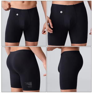 Sous-vêtements boxer pour homme en nylon et élasthanne, haute élasticité, lisses, respirants, légers, confortables et performants - Product Image 3