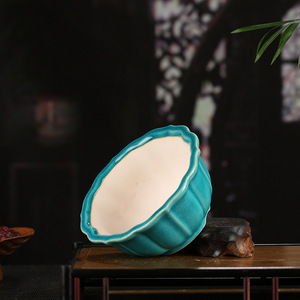 Macetas de arcilla Mame grandes moradas para jardín, estilo bonsái, minimalistas, antiguas, con orificio de drenaje, para centros comerciales, venta al por mayor - Product Image 3