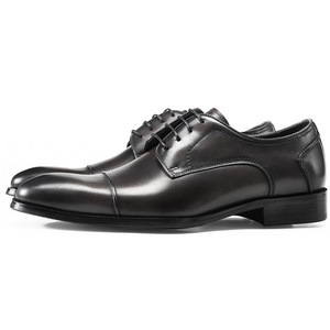 Zapatos Oxford de Cuero Genuino para Hombre, con Punta en Pico, con Cordones, Formales, para Vestir, para Todas las Temporadas, de Color Sólido, Envío Directo - Product Image 2