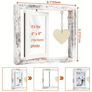 Mẹ Con Gái Con Trai quà tặng cho anh bạn trai bạn gái vợ chồng Valentines giáng sinh quà tặng hình ảnh khung 4x6 - Product Image 2