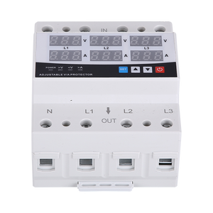 Protettore <span class=keywords><strong>di</strong></span> <span class=keywords><strong>Tensione</strong></span> Auto-riarmante 220V 100A Trifase, Limitatore <span class=keywords><strong>di</strong></span> Corrente AC Regolabile con 6 Display - Product Image 4