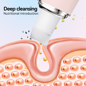 Máy rửa mặt điện tử 2 trong 1, máy <span class=keywords><strong>massage</strong></span> siêu âm làm sạch da, loại bỏ mụn đầu đen và làm sạch lỗ chân lông, tẩy tế bào chết - Product Image 5