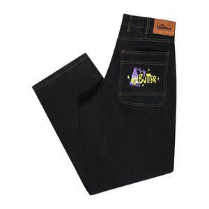Jeans de Hombre Bordados con Logotipo Personalizado al por Mayor, Jeans Holgados de Alta Calidad, Jeans Negros de Estilo Urbano Hip Hop para Hombre - Product Image 5