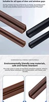 Fabrication de joints d'étanchéité pour portes coupe-feu rigides et flexibles, bande d'étanchéité triangulaire en PVC, profil d'angle 12x12mm
