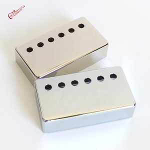 Donlis Cubierta Metálica de Níquel Plata para Pastillas de Guitarra LP de 50/52mm, Venta al por Mayor, para Pastillas Humbucker con Espaciado de 49.2mm - Product Image 1