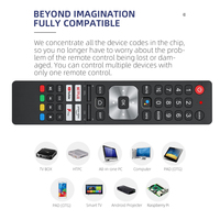 Nuevo mando a distancia para TV Sharp AQUOS, mando a distancia por voz para Smart TV con función de voz