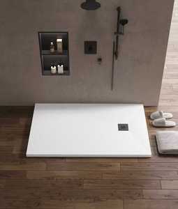 Bac de <span class=keywords><strong>douche</strong></span> moderne en <span class=keywords><strong>quartz</strong></span> artificiel, antidérapant et étanche, épaisseur 35-40mm, 100 pièces MOQ, vente en gros, livraison mondiale - Product Image 4