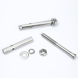 304/201 manga de acero inoxidable tipo mejorado pernos de anclaje de expansión M6 M8 M10 M12 M14 M16 anclajes de manga para bloque y ladrillo - Product Image 6