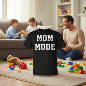 T-shirt Mom Mode noir unisexe taille adulte S M L XL XXL - Product Image 3