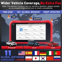 LAUNCH X431 CRP123X V3.0 Scanner OBD2, outil de diagnostic automobile 4 systèmes (ABS, SRS, Moteur, Transmission), 7 fonctions de réinitialisation, VIN automatique, mises à jour gratuites