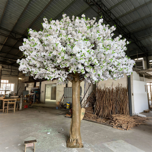 Grand arbre en plastique artificiel à fleurs de cerisier Plante à grands arbres - Product Image 4