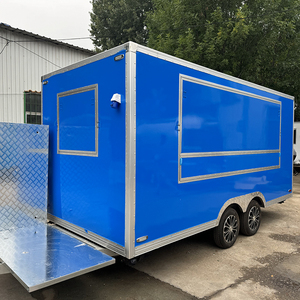 รถขายอาหารเคลื่อนที่แบบเร็ว ยี่ห้อของเราเอง รุ่นใหม่ ขนาด 16 ฟุต UNCLE FRANKS สำหรับขายเบอร์เกอร์ ทอด เคบับ บาร์บีคิว พร้อมไฟ LED ทำจากไฟเบอร์กลาส เหมาะสำหรับธุรกิจค้าปลีกในสหรัฐอเมริกา - Product Image 5