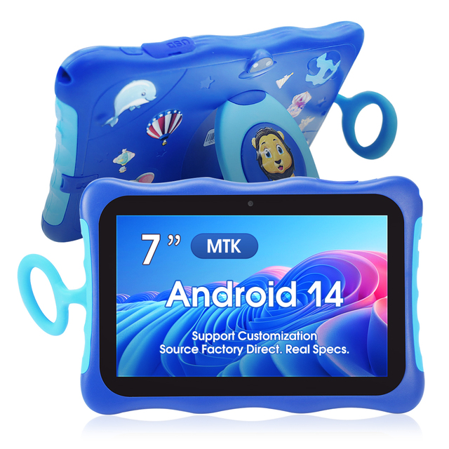 New 7inch Android Education Tablet PC for Kids 3-12 Years Old with Wi-Fi 1GB+8GB/16GB RAM/ROM for Learning & Fun