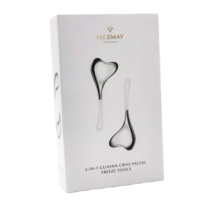 Boîte d'emballage personnalisée en gros avec logo, boîte rigide avec doublure en mousse pour coffret cadeau de soins de la peau Gua Sha et rouleau de jade