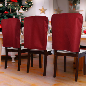 DAMAI Christmas <b>Chair</b> <b>Covers</b> Decor Santa Claus Xmas Cap Kitchen Dining <b>Chair</b> Slipcovers Sets <b>for</b> Christmas Festive Decorations - Product Image 4
