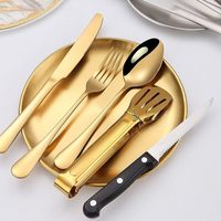 Camping Argenterie Kit Couverts Organisateur Ustensile Pique-Nique Set 10pcs Set Vaisselle Couteau Fourchette Cuillère Set