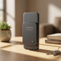 Batterie externe magnétique HSONE 22,5 W, chargeur sans fil ultra-fin 7,5 mm en aluminium 5000/10000 mAh pour iPhone 15 14 13