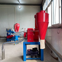 Hachoir à maïs portable mini auto-amorçant, facile à utiliser, petite machine agricole pour usage domestique, broyeur d'aliments pour volailles, conception à faible bruit
