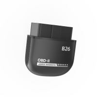 Détecteur de voiture Bluetooth OBDII B26, détection de panne du moteur et lecteur de code, réinitialisation de la lumière de panne, outil de diagnostic, scanner de voiture ELM327