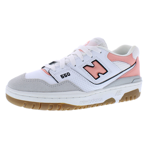 Scarpe Unisex New Balance 550 Grigio Rosa Stile Walking - Product Image 1