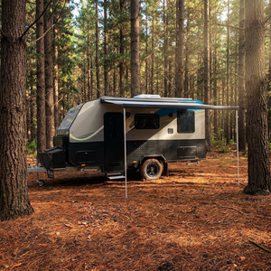 Caravane familiale compacte en aluminium <span class=keywords><strong>pour</strong></span> voyages en plein air, <span class=keywords><strong>camping</strong></span>-<span class=keywords><strong>car</strong></span> avec lits superposés <span class=keywords><strong>pour</strong></span> le <span class=keywords><strong>camping</strong></span> et les aventures tout-terrain - Product Image 4