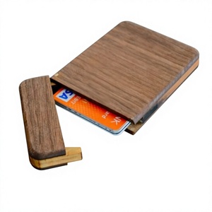 AZ ENTERPRISES AZE-WCH023 Porta Tarjetas de Visita de Madera Personalizado, Soporte para Tarjetas de Presentación de Madera Sólida, Color Madera Natural para Oficina - Product Image 5