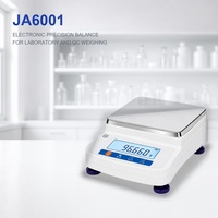 Balance analytique de laboratoire JA6001, écran de protection en verre, calibration externe, capacité de 600 g - Approvisionnement commercial et OEM