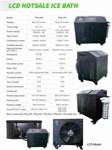 อ่างอาบน้ำน้ำแข็งพีวีซีกลางแจ้งแบบแช่เย็นพร้อมฟังก์ชันการกู้คืนและชิลเลอร์ - Product Image 3