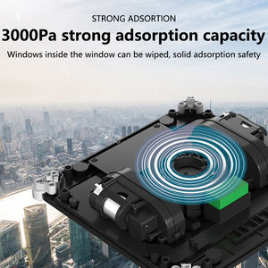 Robot de limpieza de ventanas de cuerpo ultrafino de 6,5 cm 3000pa Strong adsorción Catacity Control remoto máquina de limpieza de vidrio para el hogar - Product Image 5