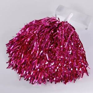<span class=keywords><strong>Pompones</strong></span> Metálicos <span class=keywords><strong>de</strong></span> PET para Animadoras, Deportes Escolares, Baile, Juegos, Espíritu <span class=keywords><strong>de</strong></span> Equipo, <span class=keywords><strong>Pompones</strong></span> con Mango Redondo - Product Image 1