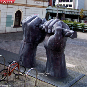 Taman luar ruangan logam besar kuningan Foo perunggu patung anjing patung singa Cina - Product Image 6