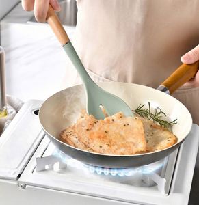 Espátula de Cocina Ecológica de Silicona+Nylon, Apta para Lavavajillas, Antiadherente, con Ranuras, para Cocinar - Product Image 4