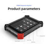XTOOL PS80 Herramienta de Diagnóstico Automotriz OBD2 Profesional de Sistema Completo, Codificación de ECU, Actualización Gratuita en Línea