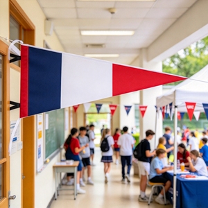 Bandera Triangular de Impresión Digital con Logotipo Personalizado, Bandera de Poliéster con Cordón para Decoración de Fiestas, Eventos Deportivos Escolares y Festivales - Product Image 6