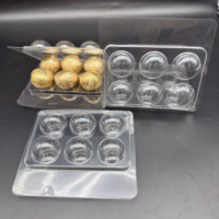 Vente en gros d'usine, barquettes en plastique transparent PET personnalisées, thermoformage, boîtes d'emballage pour gâteaux au chocolat, aliments, crème, sucre, stockage