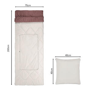 <span class=keywords><strong>Sac</strong></span> <span class=keywords><strong>de</strong></span> <span class=keywords><strong>couchage</strong></span> enveloppe multifonctionnelle légère <span class=keywords><strong>pour</strong></span> <span class=keywords><strong>camping</strong></span> en plein air voyage en voiture toutes saisons oreillers doubles simples - Product Image 4