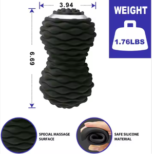 Tập Thể Dục Mềm Silicon Tay Mang Theo Yoga Điện Rung Tập Thể Dục Cường Độ Cao Bọt Lăn Đậu Phộng Kit Massage - Product Image 5