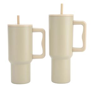 Gobelet isotherme de voyage pour voiture H4.0 avec poignée, 40 oz, couvercle, paille, antidérapant, OEM ODM, logo personnalisé - Product Image 6