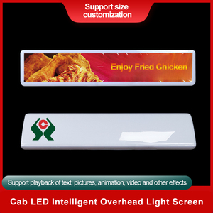 P8 Led Taxi Top Light Fijación de gancho de un solo lado Luz superior con pantalla Led Pantalla de doble cara Car Roof Top Led Display - Product Image 2