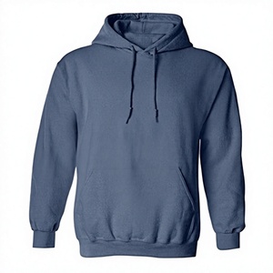Sudadera con Capucha Unisex de Invierno, Diseño Sólido Informal, 100% Algodón, Estilo Urbano, con Gráficos Bordados Personalizados - Product Image 2