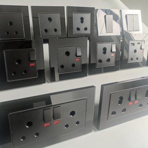 Precio a granel Single 5A/6A South Africa Socket Venta directa de fábrica Estilo británico Toma de corriente multicolor para India Nepal Namibia - Product Image 2