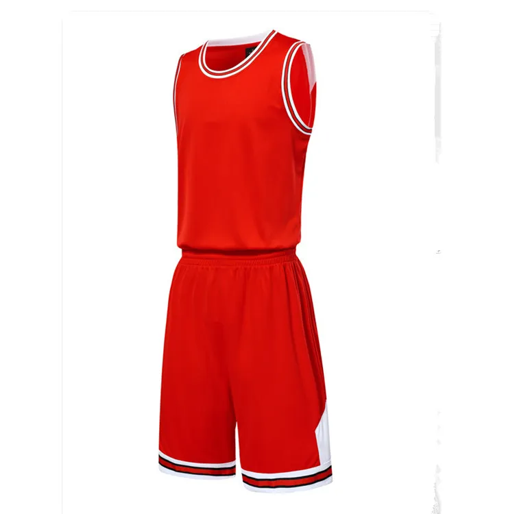 New Style Basketball Uniform Breathable Men's Basketball Sets Training Basketball Uniform
