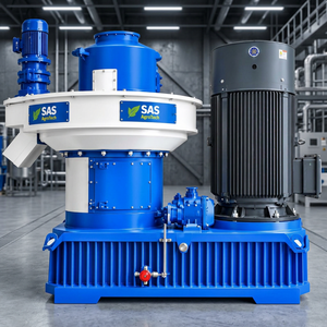 Machine à granulés de biomasse de 8 mm pour la production de carburant industriel, moulin à granulés de bois automatique pour le traitement de la sciure et l'agriculture - Product Image 2