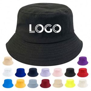 Bucket <b>Hat</b> With Custom Logo Support Embroidery Craft Summer Sunscreen Fisherman <b>Hat</b> Outdoor Travel Fishing Casual Bucket <b>Hat</b> - Product Image 1